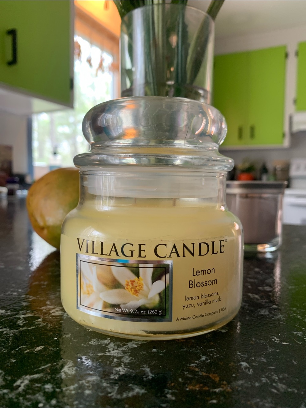 Village Candle Lemon Blossom Jar Candle - 9.25 ounce NEW